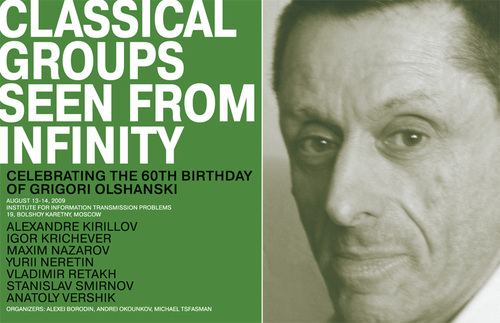 Classical groups seen from infinity: Celebrating Grigori Olshanski's 60th birthday