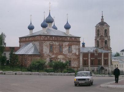 Uspenskaya 
         Tserkov' (Assumption Church). Photo: Yaroslav Blanter