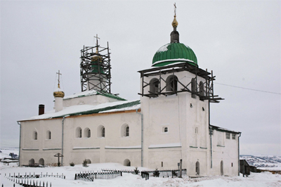Иоанно-Предтеченский монастырь, Сергиевская церковь (XVII век). 
            Фото: Евгений Баскаков