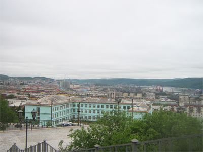 Панорама Мурманска с Зелёного мыса. 
        Фото: Илья Буяновский